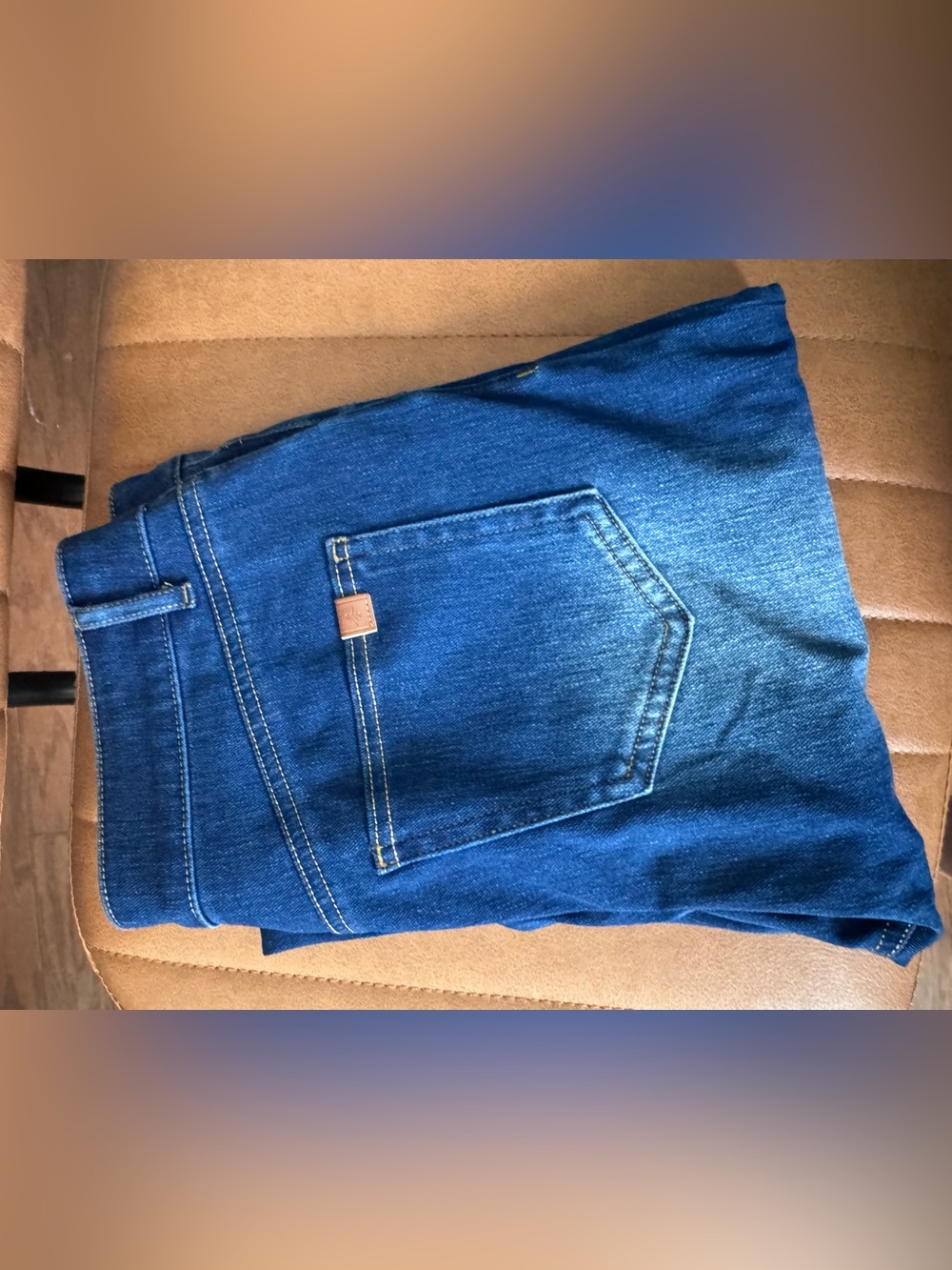 HALARA skinny Jeans in Deep Blue Denim